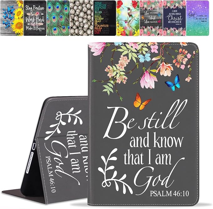 Floral Quote Bible Verse Psalm 46:10