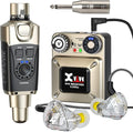 Xvive U45T9 Wireless in Ear Monitor System 5.8ghz with T9 2BA Drivers IEM Earphone IEM System Transmitter and Bodypack Receiver for Studio Band Rehearsal Live Performance Channel Scan Mode