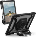 URBAN ARMOR GEAR UAG Designed for iPad 11 A16 11th Gen 2025 10.9 10th Gen 2022 Case w/Built-in Screen Protector A3354 A3355 Rugged Protective Cover w/Kickstand &amp Hand Strap Plasma Ice/Black