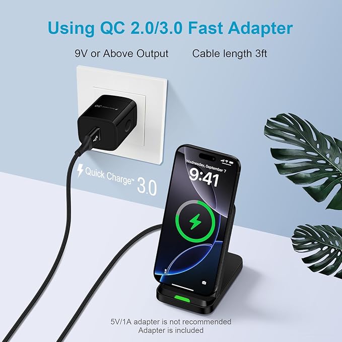 Google Pixel Wireless Charger Fast Charging Station for Google Pixel 10a 10 Pro XL 9a 9 8 7 15W Android Wireless Phone Charger Stand with QC Adapter for Samsung Galaxy S26 S25 Ultra iPhone 17 Pro Max