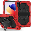 Case for Xiaomi Redmi Pad 2 Pro 12.1 inch (2025) TabletHeavy Duty Cover Rugged Shockproof Protective Case w/Kickstand Cover for Redmi Pad 2 Pro 12.1 inch (Black/Red)