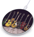 Guitar Collection Wireless Charger Fast Wireless Charging Pad with USB Cable 10W Anti-Slip Magnetic Wireless Charger Portable Slim Charger Puck Travel Charging Station