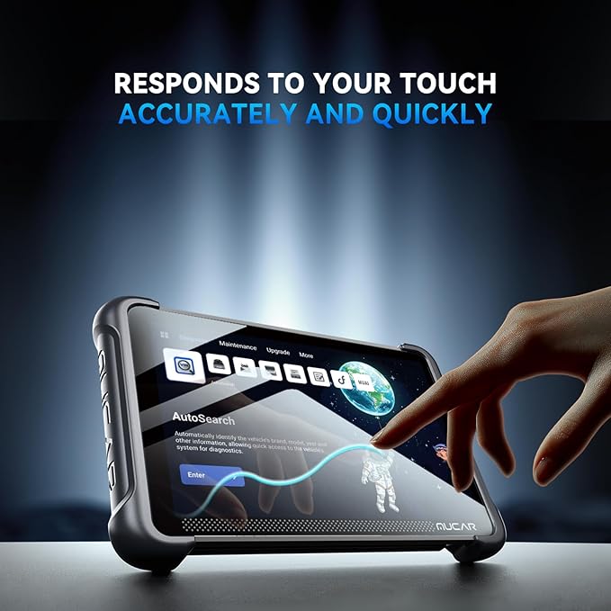 mucar Tempered Glass Screen Protector 892BT Scanner - 9H Hardness HD Clarity Anti-Scratch &amp Easy Installation