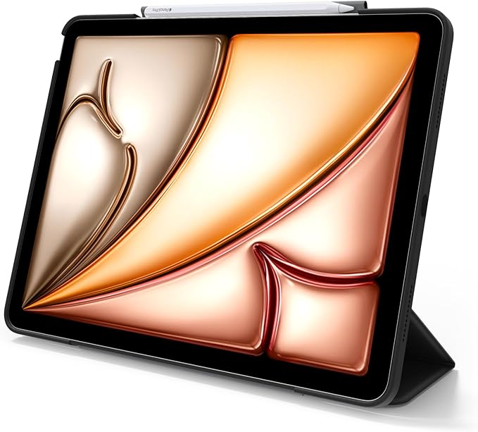 OtterBox Symmetry Series Folio for iPad Air 13-inch (M3) &amp (M2) - Starry Night (Clear/Black) Ultra-Sleek Design Multiple Viewing Positions Magnetic Sleep/Wake Cover