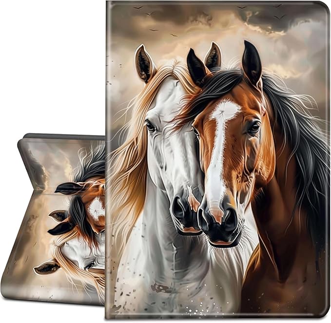 Brown White Horses