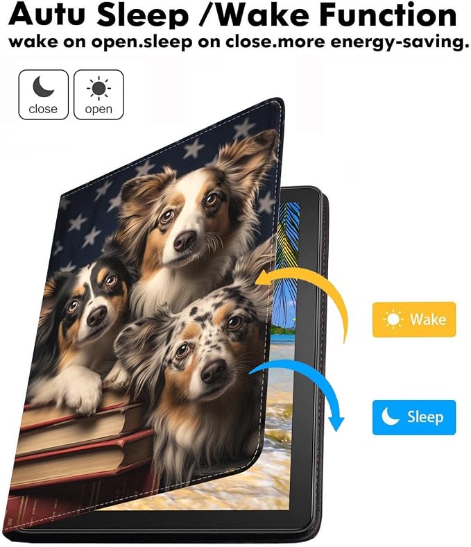Cute Dogs On The Bookshelf