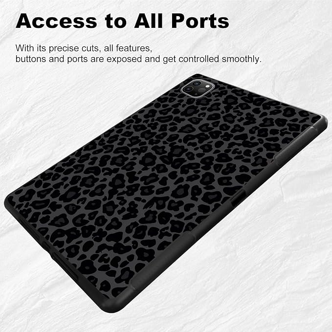 Dark Green Leopard Print Pattern