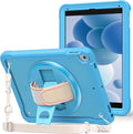 ProCase Rugged Case for iPad 9.7 Inch 5th 6th Gen/iPad Air 2 / iPad Pro 9.7 Case Heavy Duty Shockproof Rugged Cover with Hand Strap 360 Degree Rotatable Kickstand Protective for iPad 9.7 -Blue