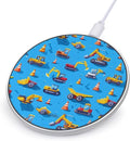 Construction Excavator Wireless Charger Anti-Slip Wireless Charging Pad Slim Charger Mat for Men Women