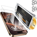 UNBREAKcable 2+2 Pack for iPhone 16 Pro Max Screen Protector &amp Lens Protector [Military-Grade] [99% HD Clear] [Easy Install] Top 9H+ Shatterproof Tempered GlassBubble-Free &amp Anti-Fingerprint