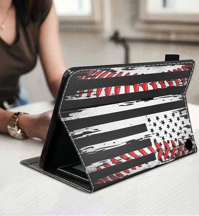 American Flag Baseball Background