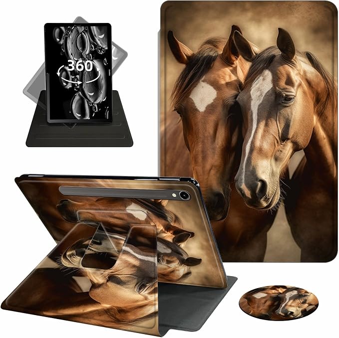 Brown Horse Couple