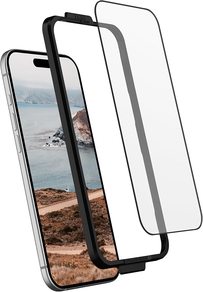 URBAN ARMOR GEAR UAG Designed for iPhone Air Screen Protector 6.5 Glass Shield - Anti-fingerprint HD Clarity Shatter Proof Tempered GlassClear