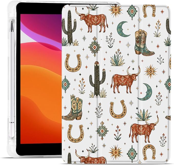 Retro Cowboy Desert/White