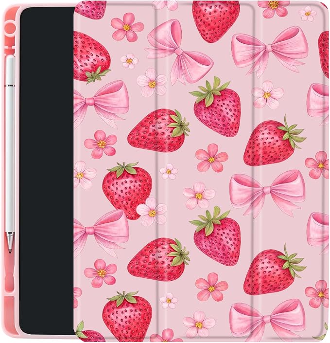 Pink bow strawberry 014