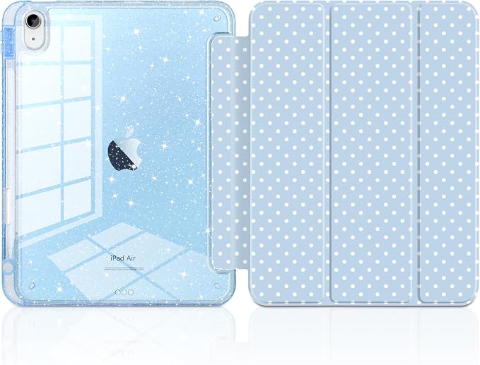 Blue & Polka Dots