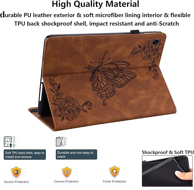 07# Brown Flower Butterfly