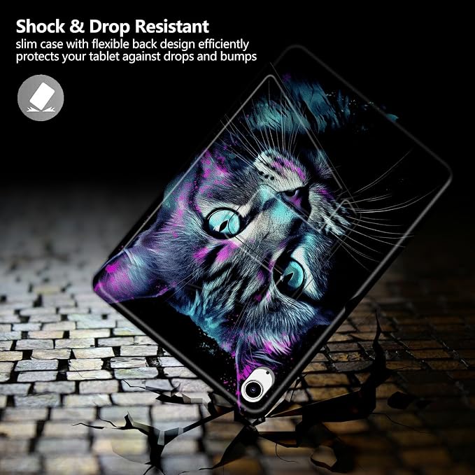 Cat Purple Glow
