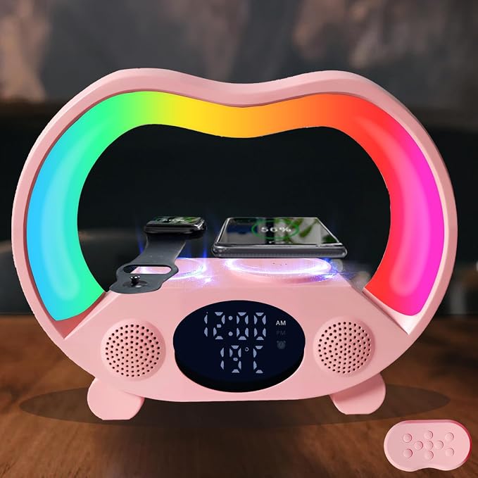 Multifunctional Alarm Clock Zs932 Pink