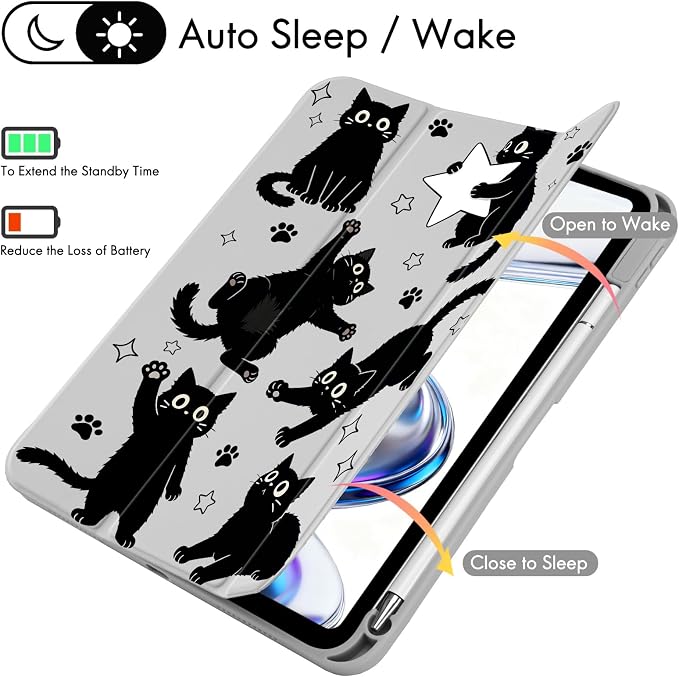Cute Black Kitten Cats Stars