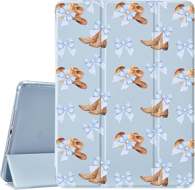Blue Cowboy Bow