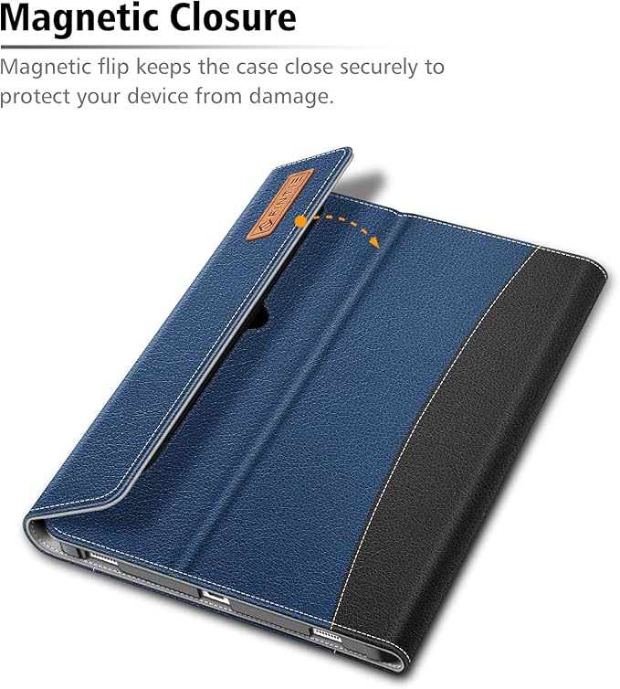 Fintie Case for Samsung Galaxy Tab S8/Tab S7 11 Inch (Model SM-X700/X706/T870/T875/T878) with Built-in S Pen Holder Multiple Angle Portfolio Business Cover with Pocket Auto Sleep/Wake Navy