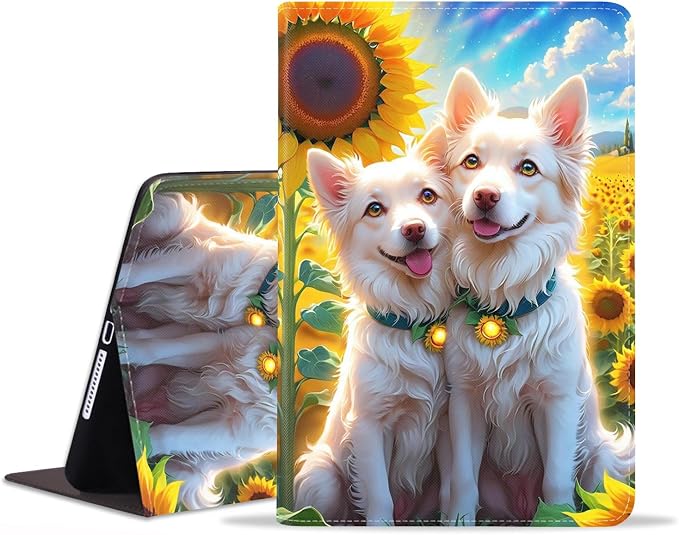 Dog and Sunflower