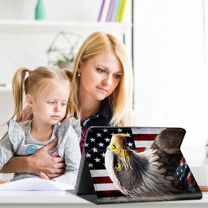 Cute Eagle American Flag