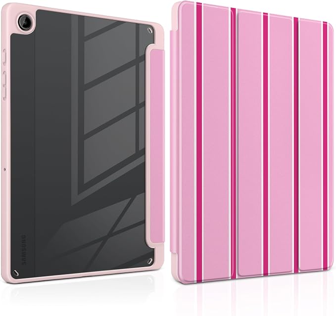 Magenta & White Stripes