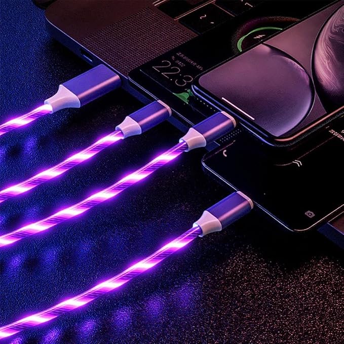 3 Combinations Cable Purple