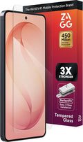 ZAGG Glass+ Samsung Galaxy S26+ Screen Protector - Impact &amp Shatter Protection 3x Stronger Tempered Glass Fingerprint Scanner Compatible Scratch Resistant InvisibleShield Easy Installation