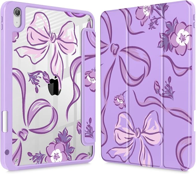 Flowers-Bows-Purple