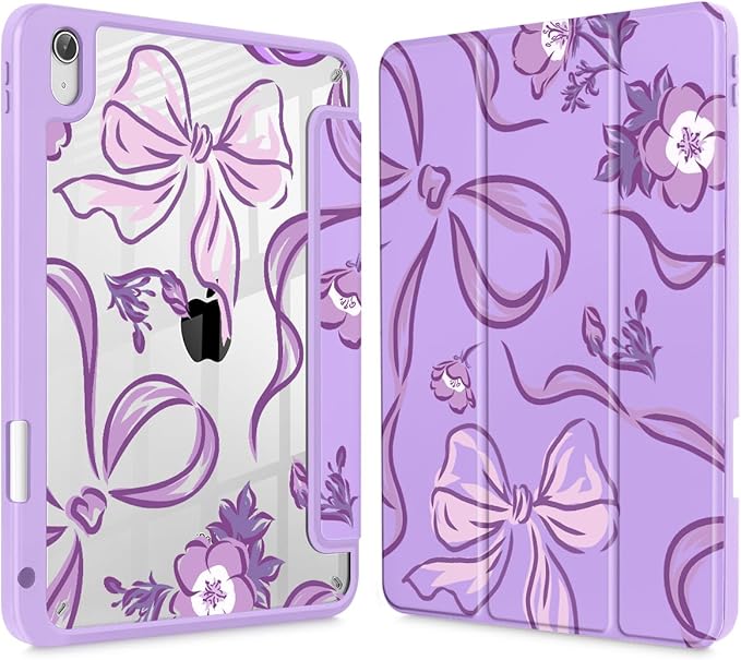 Flowers-Bows-Purple