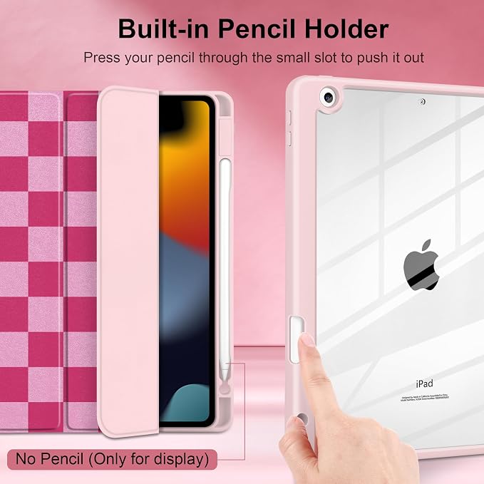 Rose & Light Pink Checkerboard
