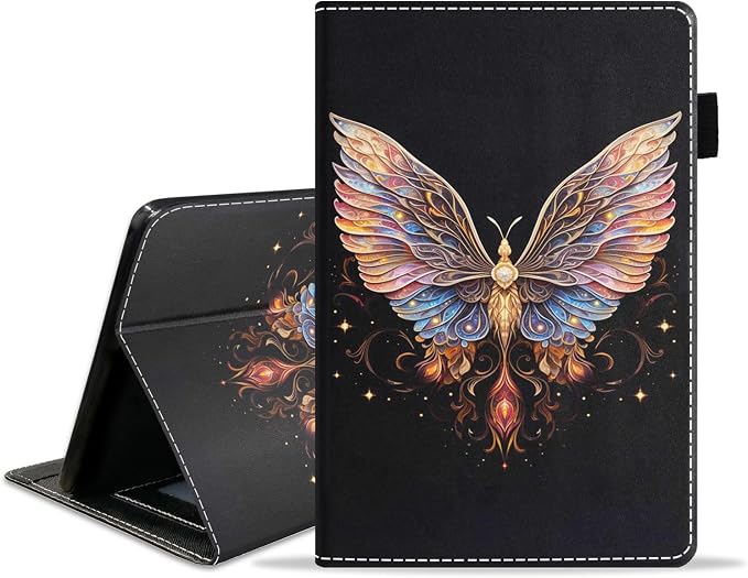 Neon Colorful Butterfly Art