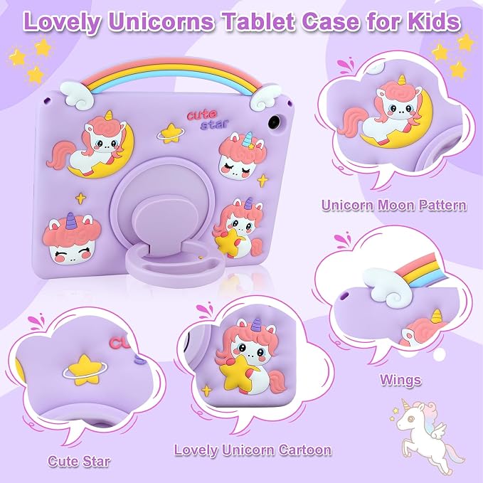 Rainbow Unicorn-Purple