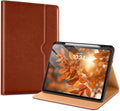 VIKESI Case for iPad Pro 13-inch M5 or M4 Released in 2025 or 2024 Leather Stand Cover with Apple Pencil Holder Auto Wake/Sleep Multiple Viewing Angles Built in Hand Strap &amp PocketBrown