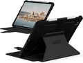 URBAN ARMOR GEAR UAG Designed for iPad Air 10.9 inch Case iPad 5th Generation 2022 Case Black Rugged Smooth Exterior Multi-Angle Viewing Folio Stand w/Pencil Holder Metropolis SE Protective Cover