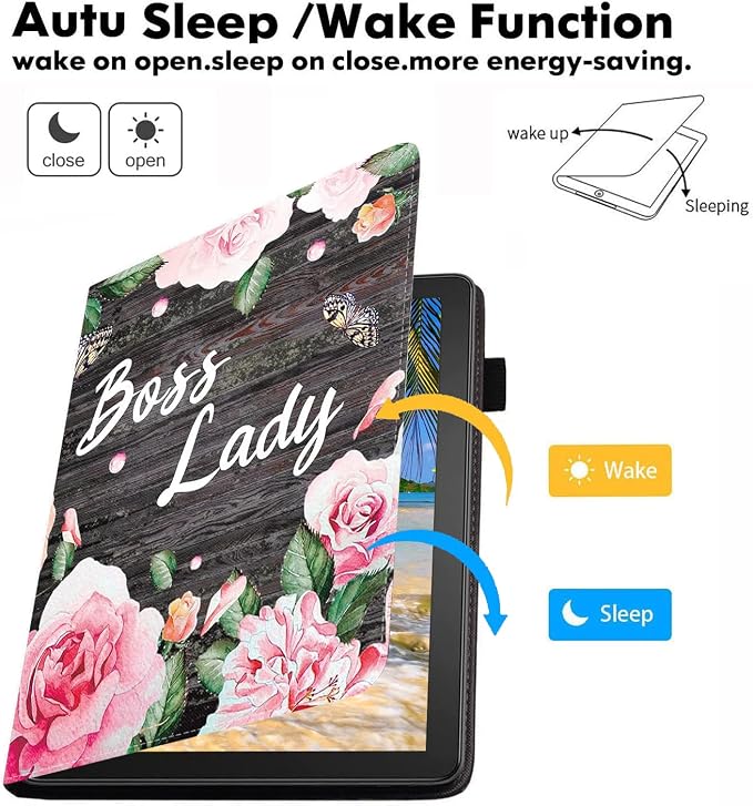 Floral Quote Boss Lady