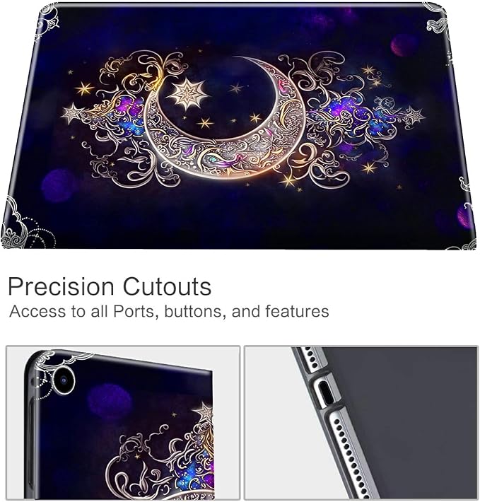 Moon Star Galaxy Floral
