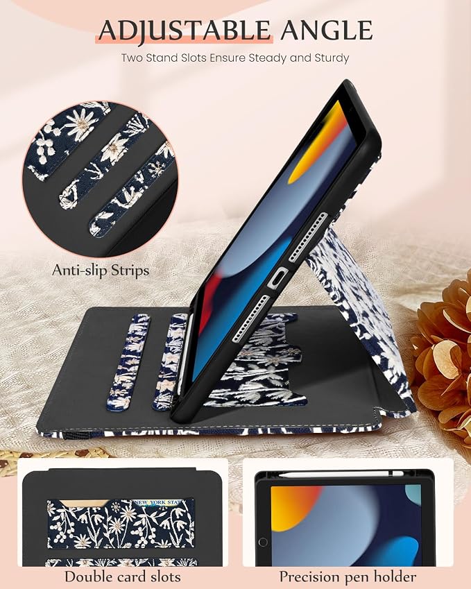 Navy Floral
