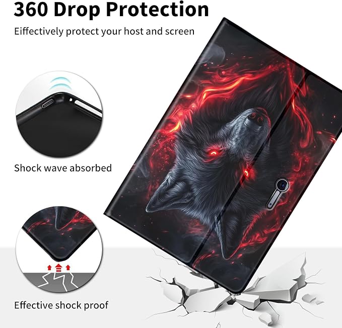 Red-glowing Wolf