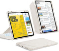 ESR for iPad Air 13 Inch Case M4/M3/M2 (2026/2025/2024) Vertical Stand Cover Multi Stand Angles Ultra-Stable Case with Pencil Holder Flip Series Starlight