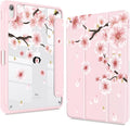 Teryeefi for iPad Air 11-Inch Case M4 (2026) M3 (2025) / M2 (2024) iPad Air 5th (2022) / Air 4th Generation (2020) 10.9 Inch - Clear Back Cover with Pencil Holder Auto Wake/Sleep (Cherry Blossoms)