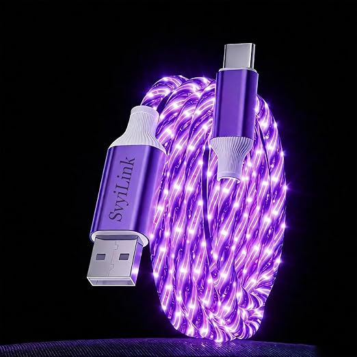 USB A TO C Starry Purple