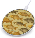 Fish Crucian Carp Fast Portable Charger 10W Funny Graphic Phone Charging Pad with USB Cable