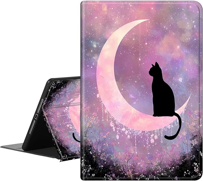 Moon Cat Silhouette Galaxy