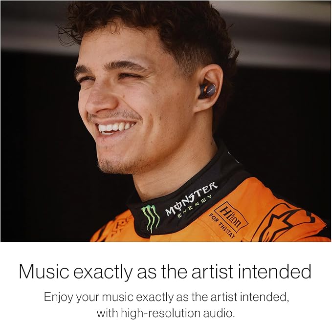 Bowers &amp Wilkins Pi8 McLaren Edition Wireless Earbuds in-Ear Bluetooth Earphones with Qualcomm Chipset &amp aptX Lossless Active Noise Cancelling Earbuds 3 Built-in Mics 15-Min Quick Charging