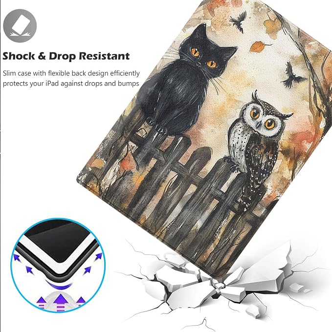 Black Cat Owl Halloween