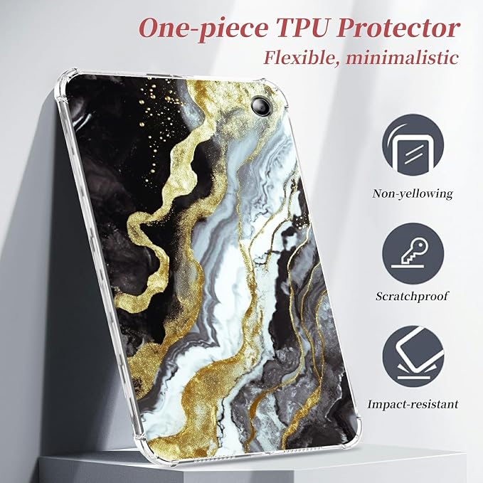 Black Gold Marble